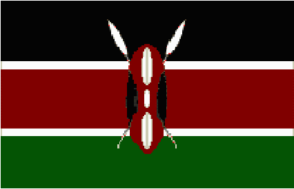 Kenyan Flag, Click for Consular Info Sheet